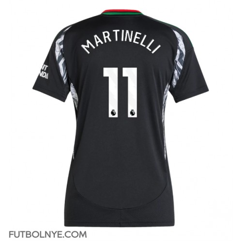 Camiseta Arsenal Gabriel Martinelli #11 Visitante Equipación para mujer 2024-25 manga corta